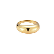 Lade das Bild in den Galerie-Viewer, Ring Edelstahl 14 K vergoldet