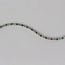 Lade das Bild in den Galerie-Viewer, Silber Armband Green