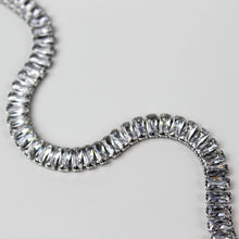 Lade das Bild in den Galerie-Viewer, Full Shine Baguette Edelstahl Armband