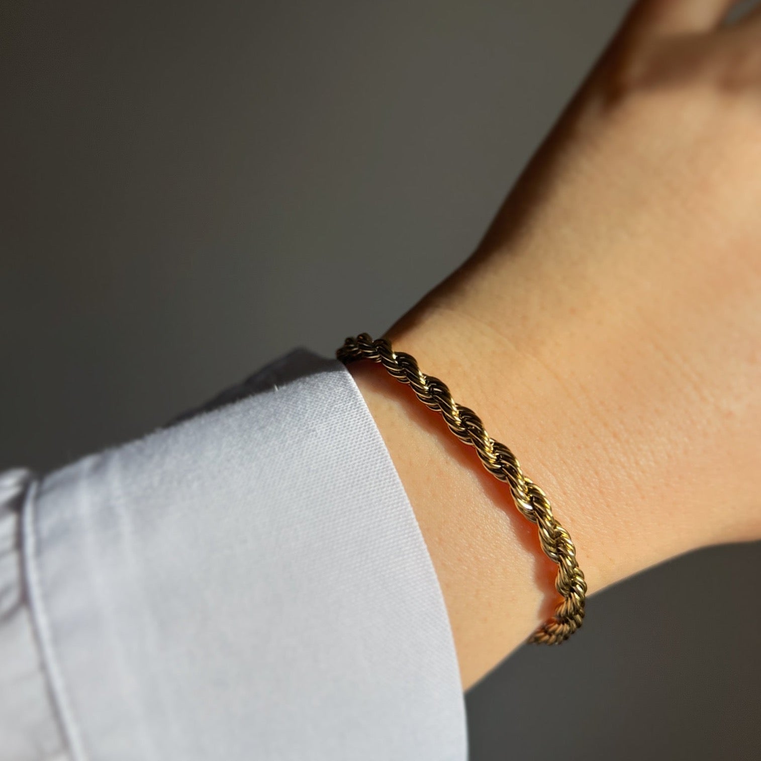 Twist Bracelet Bold Gold