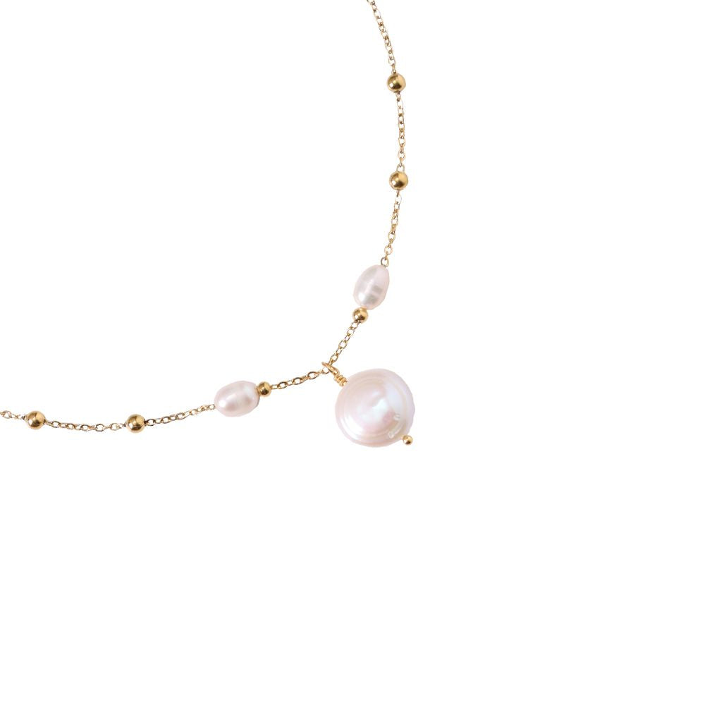 Pearl Necklace Gold