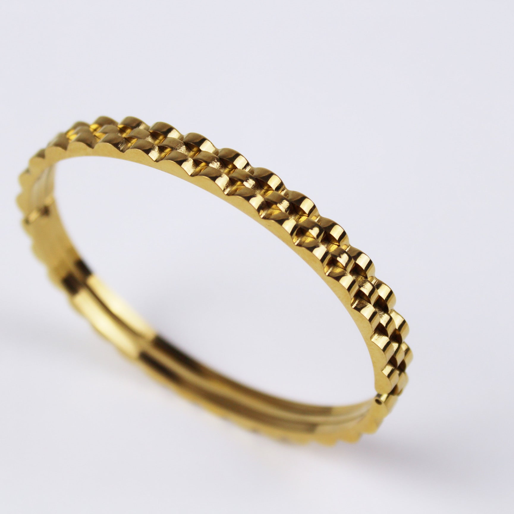 AYLOVES Glieder-Armreif Gold