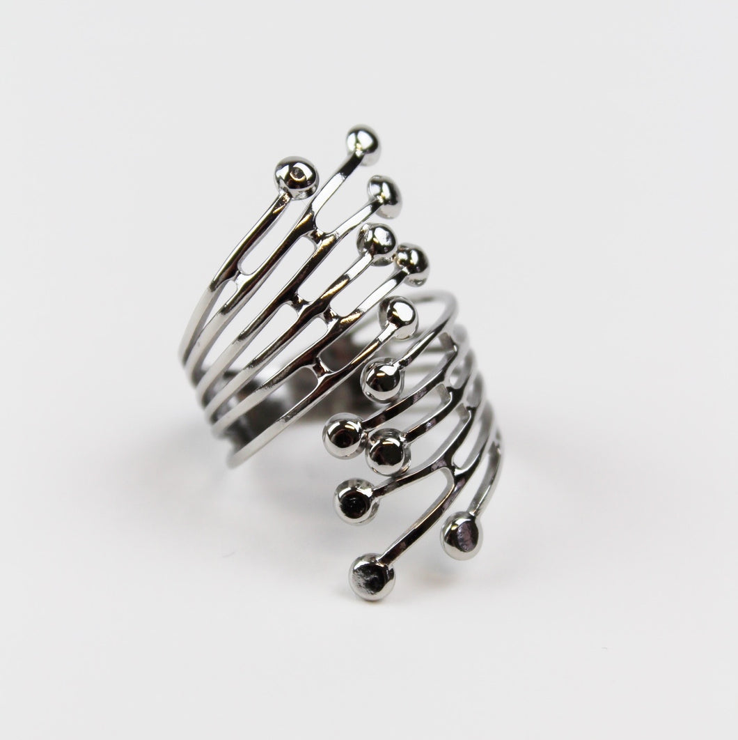 Lot of Dots Ring Silver