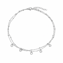 Lade das Bild in den Galerie-Viewer, Duo Anklet Silver
