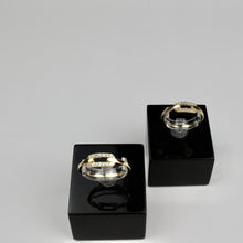 Lade das Bild in den Galerie-Viewer, AYLOVES Chain Ring Silber vergoldet mit Zirkonia
